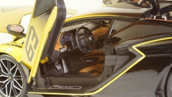Lamborghini Sian FKP 37 2020 (Yellow Fade Color), 11100, Burago 1:18