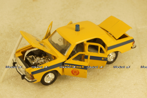 Газ-3102 милиция ГАИ, Агат 1:43