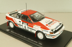 Toyota Celica GT-4 WRC #4 Rally 1000 Lakes 1990, Sainz/Moya, G113U065, WRC Collection #65, Hachette 1:24