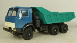 Камаз-5511 самосвал, синий/зеленый, Арек 1:43