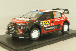 Citroen C3 WRC #10 Rally RACC Catalunya-Costa Daurada 2018, Loeb/Elena, G113U002, WRC Collection, Hachette 1:24