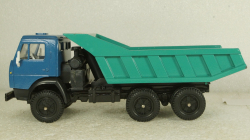 Камаз-5511 самосвал, синий/зеленый, Арек 1:43