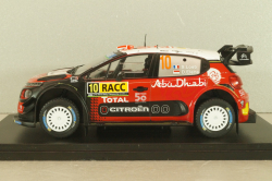 Citroen C3 WRC #10 Rally RACC Catalunya-Costa Daurada 2018, Loeb/Elena, G113U002, WRC Collection, Hachette 1:24