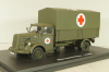 Mercedes-Benz L6600 medical truck 1950, khaki,  03013, Schuco 1:43 