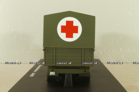 Mercedes-Benz L6600 medical truck 1950, khaki,  03013, Schuco 1:43 