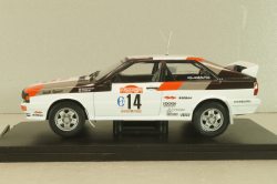 Audi Quattro #14 Rally Sanremo 1981, Mouton/Pons, G113U021, Hachette 1:24