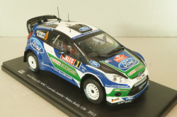 Ford Fiesta RS WRC #3 Rally Wales GB 2012, Latvala/Anttila, G113U019, WRC Collection #63, Hachette 1:24