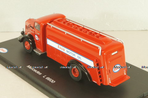 Mercedes L 6600 fuel tanker "ESSO" 1951, red, 02418, Schuco 1:43