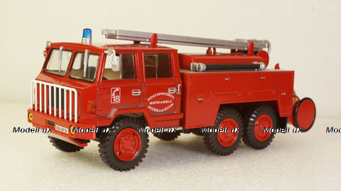 BERLIET FF 6X6 CISTERNA - Francia 1971, Pompieri Italy collection #17 1:43