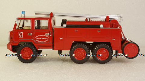 BERLIET FF 6X6 CISTERNA - Francia 1971, Pompieri Italy collection #17 1:43
