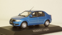 Renault Logan 2005 blue metallic, Norev 1:43
