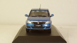Renault Logan 2005 blue metallic, Norev 1:43