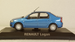 Renault Logan 2005 blue metallic, Norev 1:43