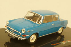 Skoda 1000 MBX 1966 Blue, CLC432,  IXO 1:43