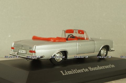 Mercedes-Benz 280 SE 3,5 Cabriolet (W111) 1961, silver, 4333, Faller 1:43