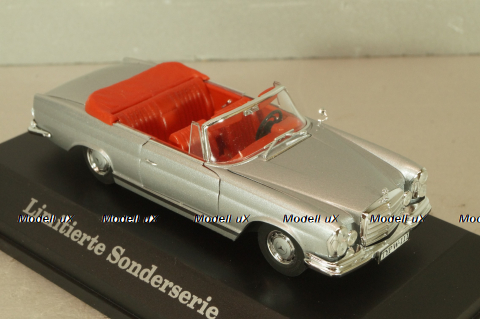 Mercedes-Benz 280 SE 3,5 Cabriolet (W111) 1961, silver, 4333, Faller 1:43