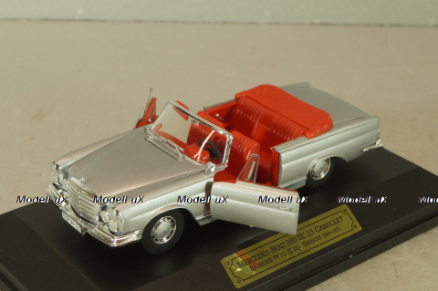 Mercedes-Benz 280 SE 3,5 Cabriolet (W111) 1961, silver, 4333, Faller 1:43