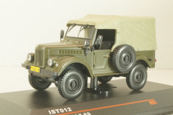 ГАЗ-69 4х4 1954, хаки, IST012, IST 1:43