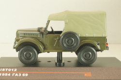ГАЗ-69 4х4 1954, хаки, IST012, IST 1:43