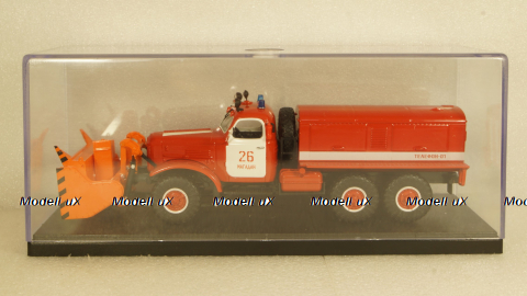 Зил 157Е Д-470 Шнекороторный снегоочиститель красный, Modellux 1:43