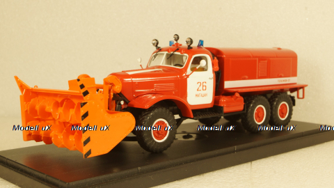 Зил 157Е Д-470 Шнекороторный снегоочиститель красный, Modellux 1:43