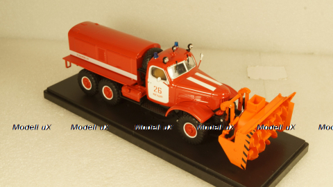 Зил 157Е Д-470 Шнекороторный снегоочиститель красный, Modellux 1:43