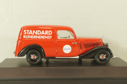 Mercedes-Benz 170V Covered wagon (W136) "Standard" 1946, red, 77183, Schuco 1:43 