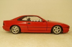 BMW 850 (E31) CSI Coupe 1990 red, 1807001, Solido 1:18