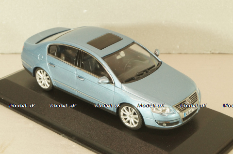 Volkswagen Passat(B6)  2005, light blue, 3C0099300Y7R, Minichamps 1:43
