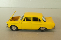 Москвич-412 А2, 2 зажима, желтый,Тантал/Радон 1:43