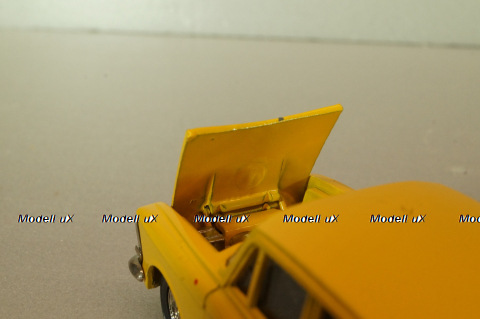 Москвич-412 А2, 2 зажима, желтый,Тантал/Радон 1:43