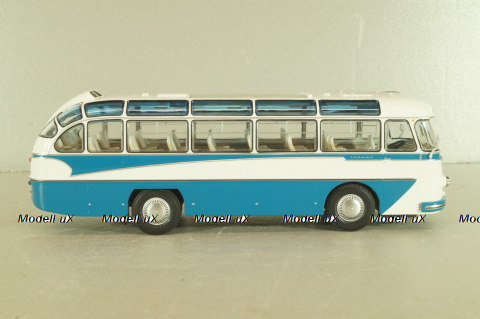 Лаз-697Е, Турист, голубой/белый, 04009, DEMPRICE 1:43