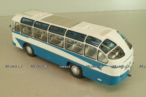 Лаз-697Е, Турист, голубой/белый, 04009, DEMPRICE 1:43