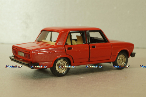 Ваз-2105 А39 Жигули, красный, Тантал/Радон 1:43