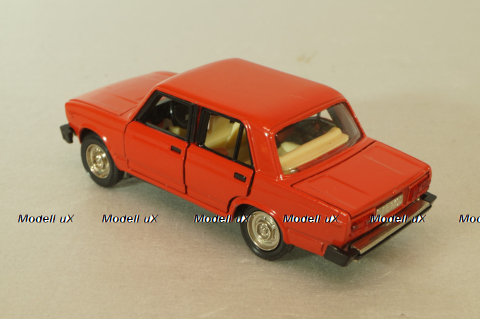 Ваз-2105 А39 Жигули, красный, Тантал/Радон 1:43