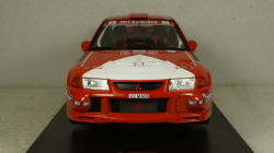 Mitsubishi Lancer RS Evolution VI, No.1 Rallye WM, Rally San Remo T.Maekinen/R.Mannisenmaeki, IXO 1:18