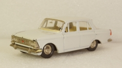 Москвич 408 А1 3 зажима, белый, Тантал/Радон 1:43 