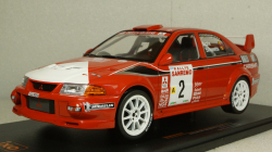 Mitsubishi Carisma GT Evolution VI No.2, Rally San Remo F.Loix/S.Smeets, IXO 1:18