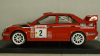 Mitsubishi Carisma GT Evolution VI No.2, Rally San Remo F.Loix/S.Smeets, IXO 1:18