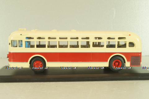 Зис-154 автобус 1947, бежевый/красный,  Classicbus 1:43