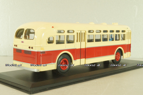 Зис-154 автобус 1947, бежевый/красный,  Classicbus 1:43