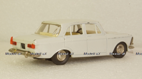 Москвич 408 А1 3 зажима, белый, Тантал/Радон 1:43 
