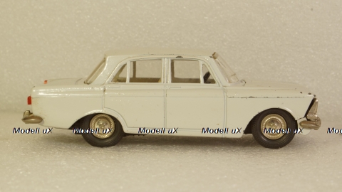 Москвич 408 А1 3 зажима, белый, Тантал/Радон 1:43 