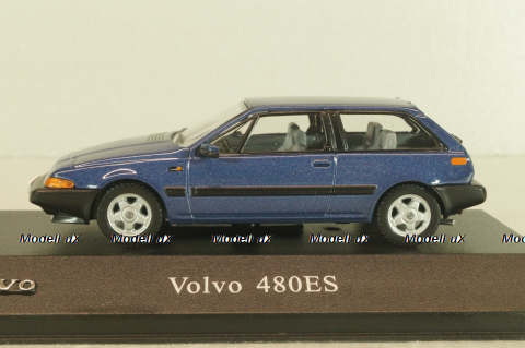 Volvo 480 ES 1986 blue, 8506016, Atlas Volvo Collection, 1:43