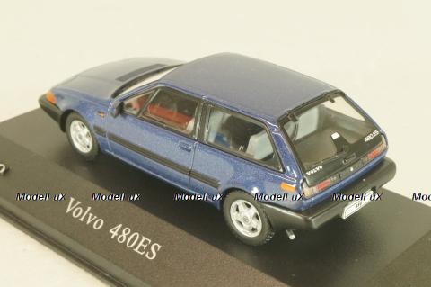 Volvo 480 ES 1986 blue, 8506016, Atlas Volvo Collection, 1:43