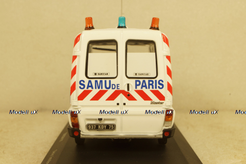 Renault Master T30 Van SAMU 75 De Paris Ambulance 1981, ODEON111, ODEON 1:43