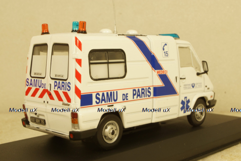 Renault Master T30 Van SAMU 75 De Paris Ambulance 1981, ODEON111, ODEON 1:43
