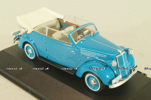 Volvo PV51 Cabriolet 1937, blue, 8506063, Atlas Volvo Collection, 1:43