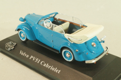 Volvo PV51 Cabriolet 1937, blue, 8506063, Atlas Volvo Collection, 1:43
