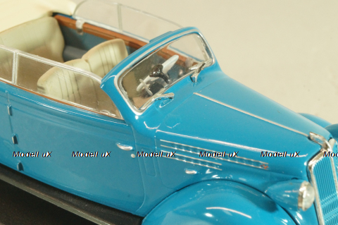 Volvo PV51 Cabriolet 1937, blue, 8506063, Atlas Volvo Collection, 1:43